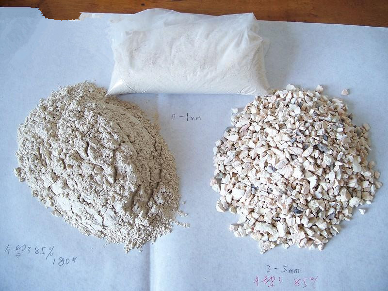 高鋁礬土骨料、細(xì)粉